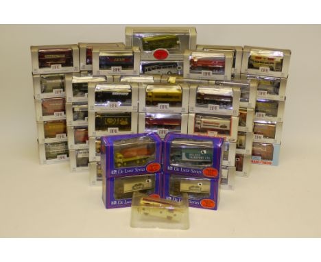 Exclusive First Editions, Mostly boxed 1:76 and OO scale models of vintage buses, coaches and commercial vehicles including s