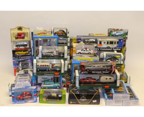 Boxed Modern Die-Cast Models,  A collection of vintage and modern commercial and private, mostly 1:43 scale vehicles includin