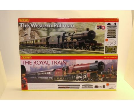 Hornby 00 Gauge Train Sets, R1057 ' The Royal Train' comprising LMS 6201 'Princess Elizabeth', three Royal Coaches and Contro