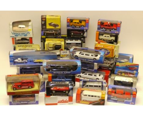 Boxed Modern Die-Cast Models,  A collection of vintage and modern commercial and private, mostly 1:43 scale vehicles includin