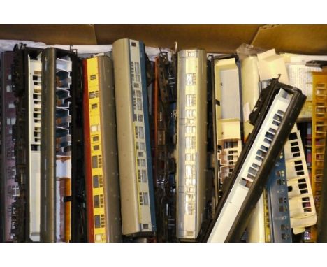 A Large Collection of OO Gauge Coaching Stock Parts, mostly Triang/Hornby, in dismantled or semi-dismantled state, a small nu