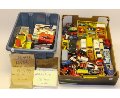 Post-War Play-Worn  and Boxed Diecast, Including commercial, private and models from Television and film, unboxed examples by