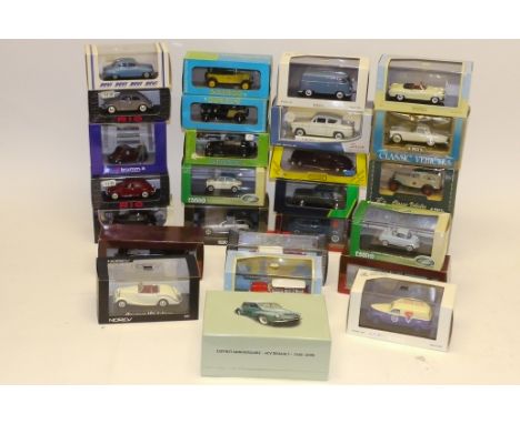 Die-Cast Models by Continental, and Other Manufacturers, A boxed collection of 1:43 scale vintage and modern private and comm