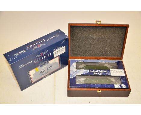 Swiss HO Gauge Ae4/7 Electric Locomotive Pair by Liliput (Bachmann), ref L114704, a special edition to mark 70 years of this 