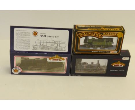 Bachmann and Mainline 00 Gauge LNER Steam Tank Locomotives, Bachmann 31-603 black Class V1 2-6-2T '466', 31-057 black Class J