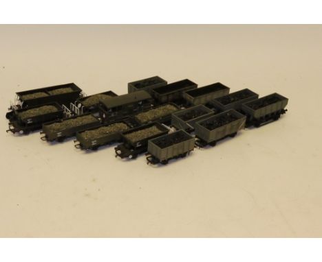 Various Makers OO Gauge Kit-built BR-era Freight Stock, including Walrus, Grampus, Shark and other works vehicles, 16T minera