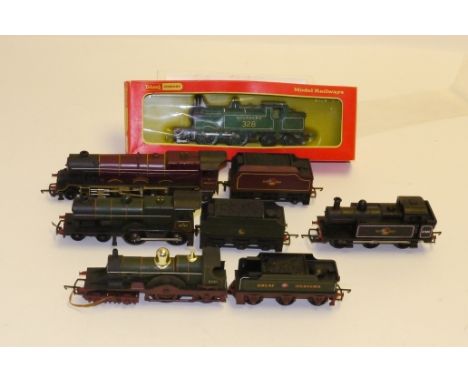 Tri-ang and Tri-ang Hornby 00 Gauge Steam Locomotives, Tri-ang, LMS maroon 'Princess Royal', GWR 'Lord of the Isles', BR gree