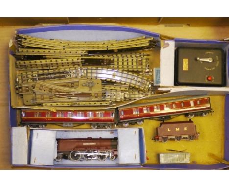 A Hornby Dublo 00 Gauge EDP2 Passenger Train Set, comprising LMS maroon 'Duchess of Atholl', two LMS coaches, track with addi