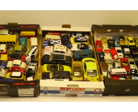 Unboxed Die-Cast Vehicles, A collection of 1: 18 scale and smaller vintage and modern private and commercial vehicles by vari