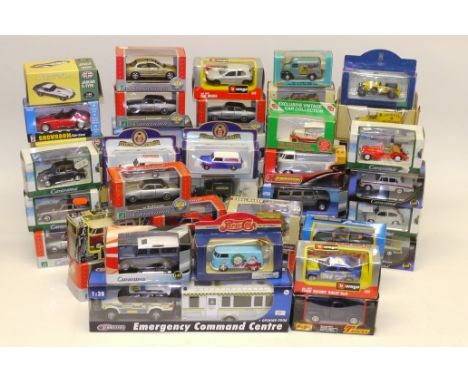 Boxed Modern Die-Cast Models,  A collection of vintage and modern commercial and private, mostly 1:43 scale vehicles includin