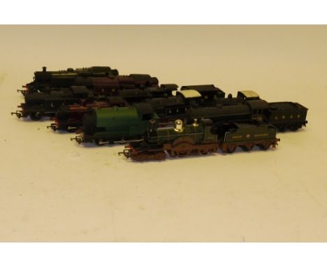 Repainted or Modified Triang/Hornby OO Gauge Steam Locomotives, including 'Lord of the Isles' and tender, LMS black 3F and te