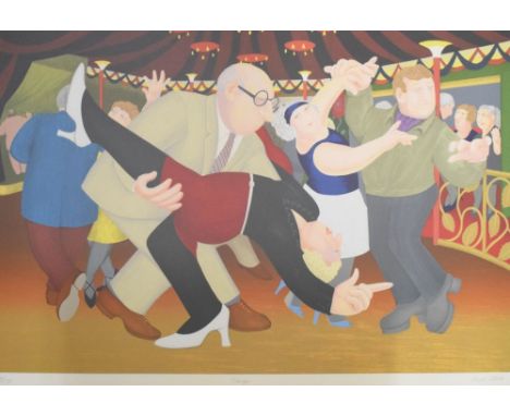 Beryl Cook (1926-2008) - Signed limited edition coloured print - 'Tango', No.236/275, titled and signed in pencil to the marg