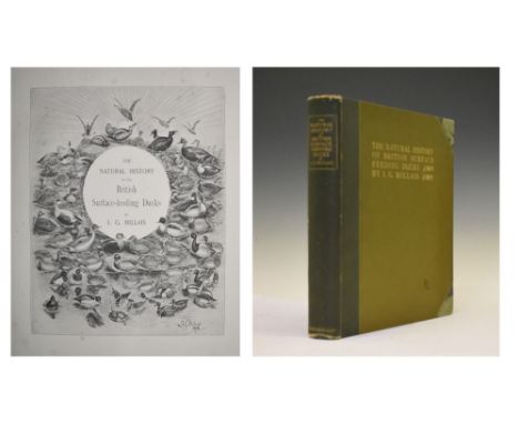 Books - Millais, J.G. FZS - The Natural History of the British Surface Feeding Ducks, Longmans, Green &amp; Co, London, New Y