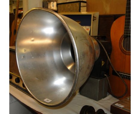 A Philips hanging aluminium heat lamp