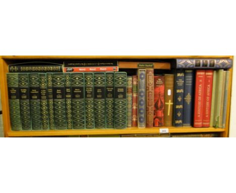 Shelf of folio books