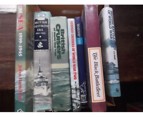 8 volumes on Naval War- 1. The Black Battlefleet - Admiral G Ballard, 2. Ships of the Victorian Navy - Conrad Dixon, 3. Briti