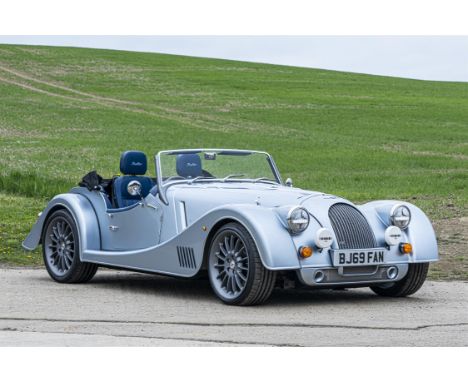 Beautiful 'First Edition' Plus Six in the Moonstone Blue launch colour with only 1,325 miles.The Morgan Motor Company’s arriv