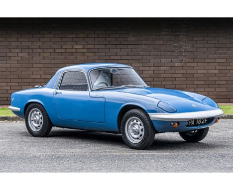 Delightfully original Series 3 with just two previous keepers and lots of period history.The Lotus Elan burst onto the scene 