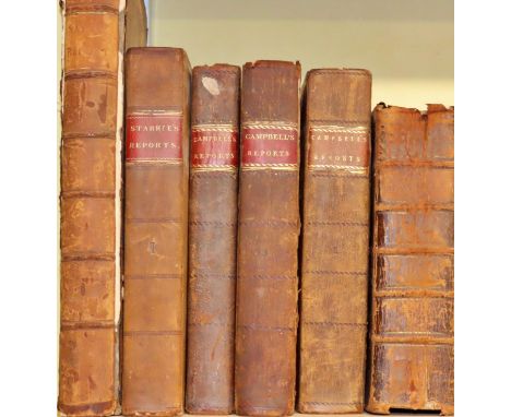 A small collection of 18th and 19th century legal reports to include Sayer's Reports of Cases Adjudged in the Court of the Ki