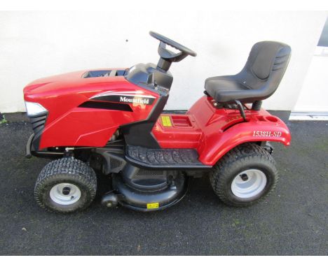 A Mountfield 1538H-SD sit on mower with rotary cutting, little used, owner down sizing