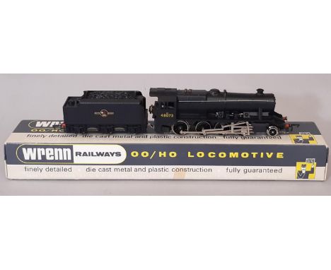 00 gauge  2-8-0 freight locomotive and tender by Wrenn W2224 Class 8F no 48073, boxed with original packaging and 1978 purcha