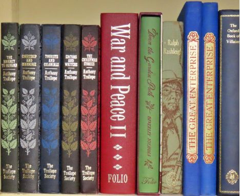 Folio Society and Trollope Society literature, together with translated works of Balzac and others (20)