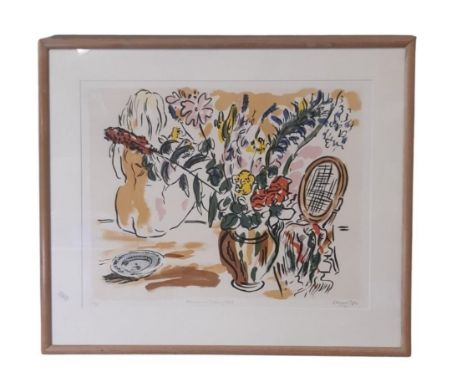 Edward Piper (1938-1990) – 'Afternoon in Tuscany' (1989), artist's proof lithograph in colours, signed below, 50 x 65 cm, fra