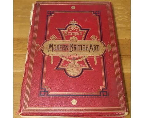 A collection of art interest and art history to include Examples of Modern British Art (1877), The Boydell Gallery (1874) and