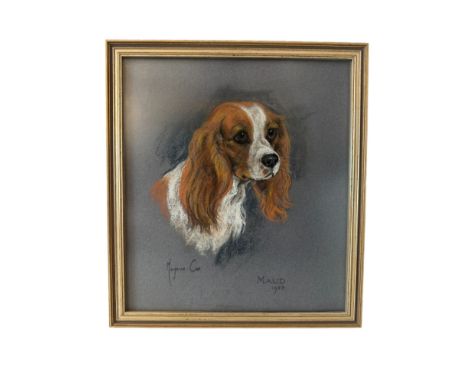 Marjorie Cox (1915-2003) - 'Maud' (1983), pastel, signed, dated and titled below, 30 x 27 cm, framed