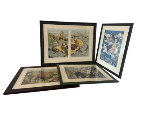 James C. Middleton - Four limited edition colour prints, to include: 'Fisherman's Pie' (53/500), 'Moules Marinieres' (351/500