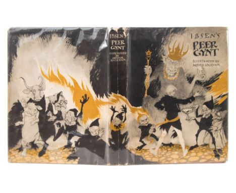 RACKHAM, Arthur [Illustrator] - Peer Gynt : 12 colour plates, org. pictorial cloth in near complete dust wrapper, 4to, George