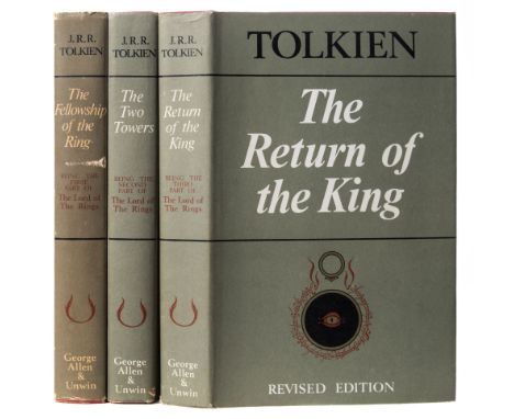 TOLKIEN, J. R. R - Lord of the Rings : 3 vols, cloth in d/w, 3 folding maps, 8vo, 1966.(3)