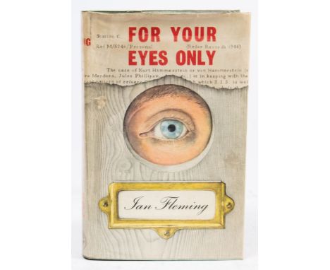 FLEMING, Ian - For Your Eyes Only : cloth in [heat sealed] d/w, 8vo, bookplate on front pastedown, first ed, Jonathan Cape, 1