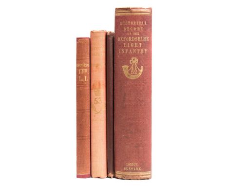 MOORSOM, W.S. - Historical Record of the 52nd Regiment (Oxfordshire Light Infantry) from the year 1755-1858,: org. cloth, sto