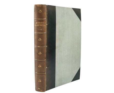 LANG, Andrew - The Green Fairy Book : illustrated by H. J. Ford, half green calf, tall 8vo, LARGE PAPER limited edition of 15