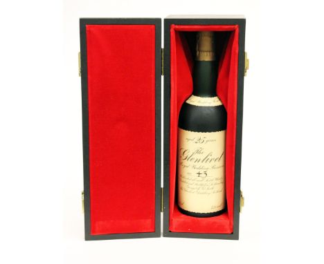 Glenlivet 25 years Royal Wedding Reserve Scotch Whisky no. 43. Condition - sealed, level well  above shoulder.
