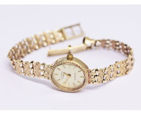 A 9ct gold Rotary wristwatch, gross wt. 12.1g.