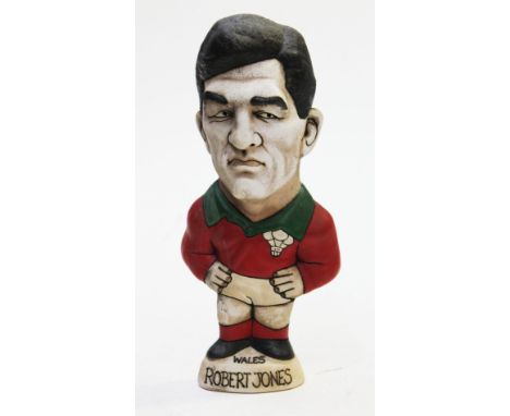 A Groggs ceramic figure of Robert Jones, height 23cm. Condition - good, general wear.