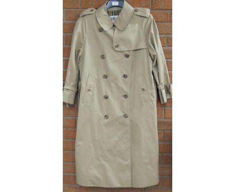 An early 1990s Daks of USA 'mac' overcoat, made in Great Britain
