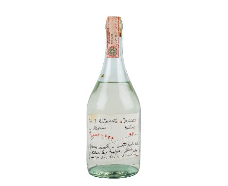 ROMANO LEVI 1 Flasche Grappa DESTILLERIE LEVI SERAFINO "Ristorante Bacco", 1992 Kat. 2, Region: Neive, Piemont, Italien, 54% 