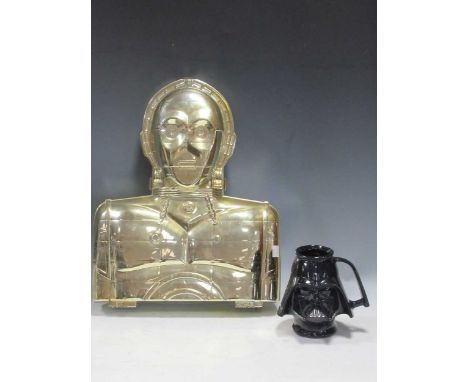 Rumph of California - Originals 1977 Star Wars Darth Vader ceramic mug, together with a Kenner Toys Star Wars C-3PO Action Fi