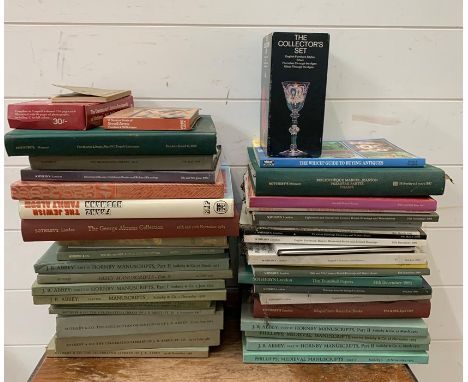 A selection of  thirty Sotheby's &amp; Co and other auction houses catalogues to include, The George Abrams Collection, A Sou