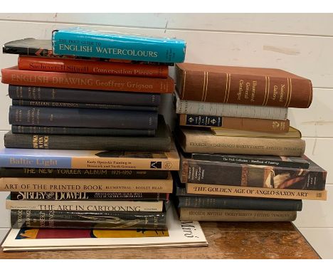 A selection of Art and History of Art books to include, The Golden Age of Anglo-Saxon Art, The Frick Collection Handbook of P