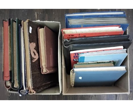 A large quantity of assorted stamp albums and stockbooks containing British commonwealth stamps, various dates (2) 