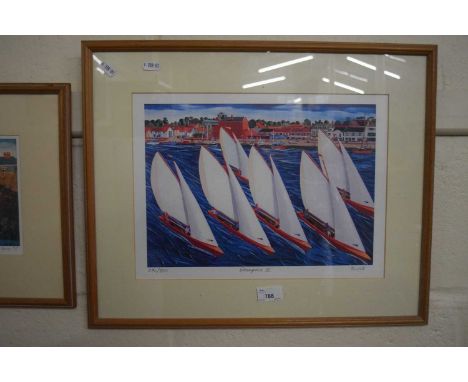 Limited edition print, 290/850, 'Sharpies II', signed Lewis, f/g