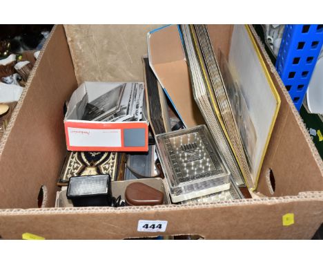 ONE BOX OF BOOKS, PHOTOS, STAMPS AND MISELLANEOUS, to include Harry Potter and the Order of the Phoenix J.K.Rowling First edi