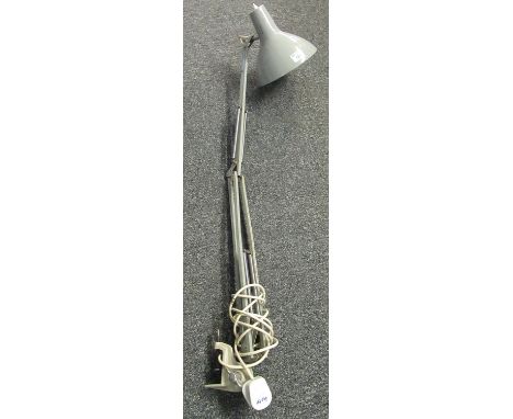 Mid Century anglepoise lamp with enamel shade. (B.P. 21% + VAT)&nbsp;Poor condition. No base. Failed PAT test.
