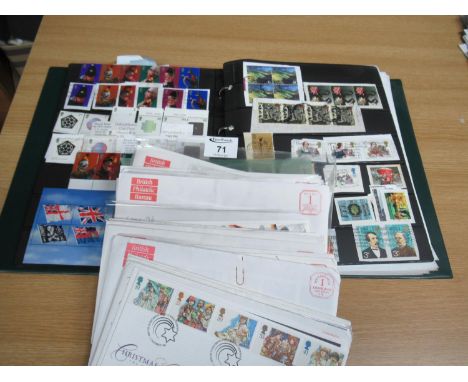 Great Britain 1994 to 1999 collection of mint stamps and first day covers mostly in Philatelic Bureau envelopes and stock alb