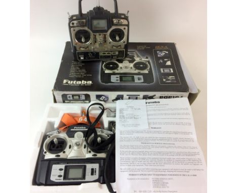 Futuba 6EXA 6 channel R/C boxed together a Futuba 50 rm max ltd edition controller