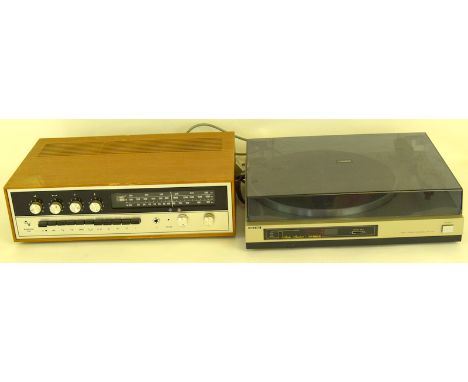 Armstrong Tuner Amplifier 526 with Fisher record Deck MT39